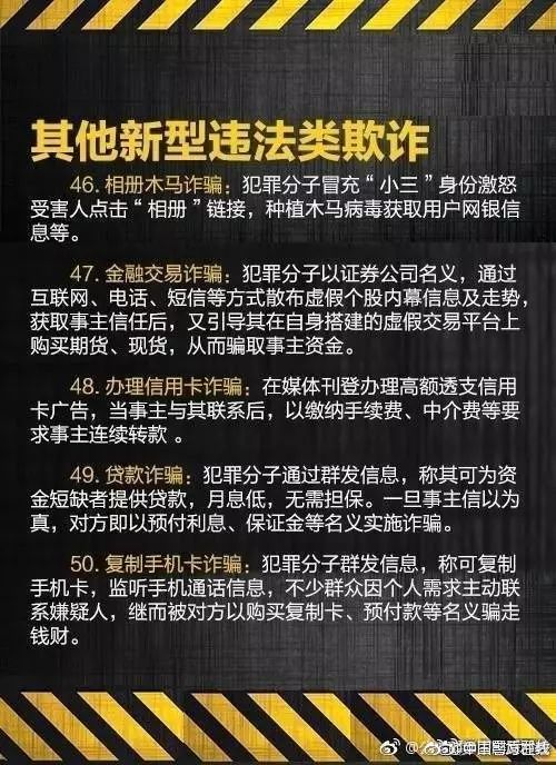 最全电信诈骗方式在此！别再上当了