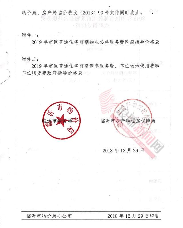 关系所有小区！临沂城区物业费、停车费收费标准出炉！