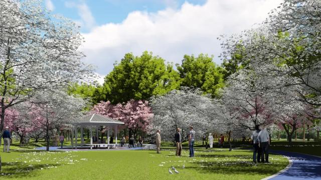 美!临沂市区这个滨水景观6月底竣工