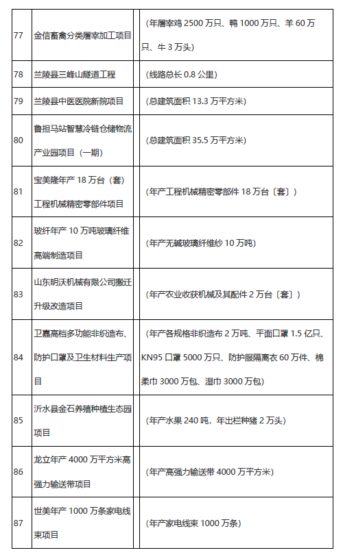 学校、医院、道路……临沂市2021年市重大项目名单公布!