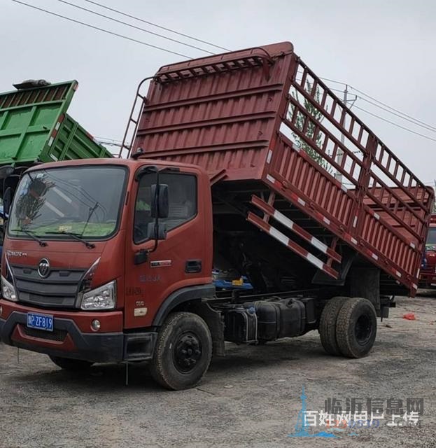 4.2米高栏二手瑞沃自卸车 国五小蓝牌 170马力