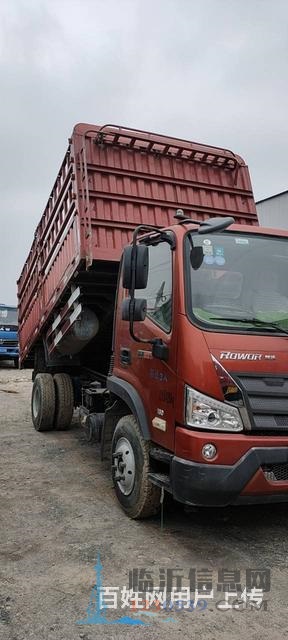 4.2米高栏二手瑞沃自卸车 国五小蓝牌 170马力