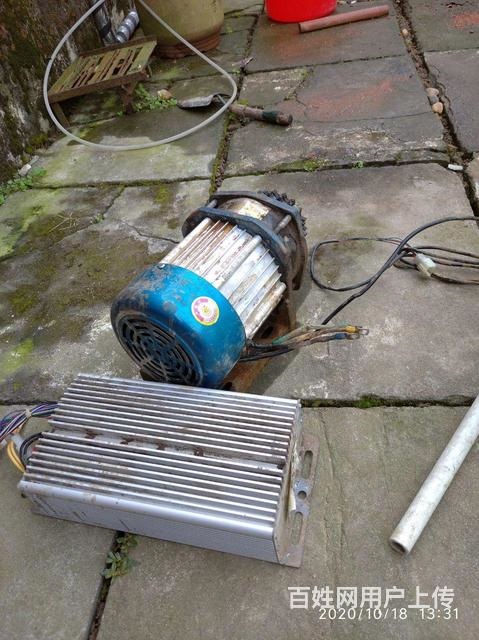 自家电车拆的大泰电机和控制器60V的一切正常