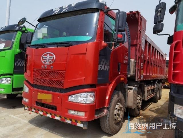 一汽解放后八轮自卸车 国四