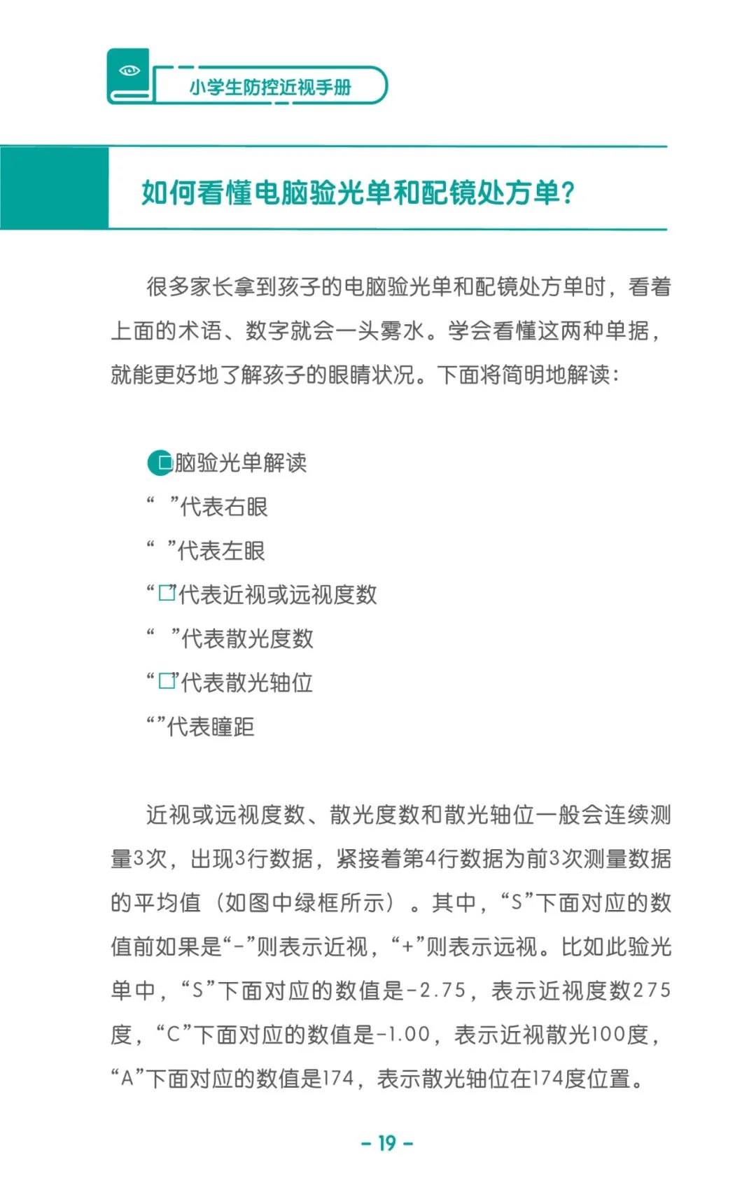 收藏！《儿童青少年防控近视系列手册》之小学生篇