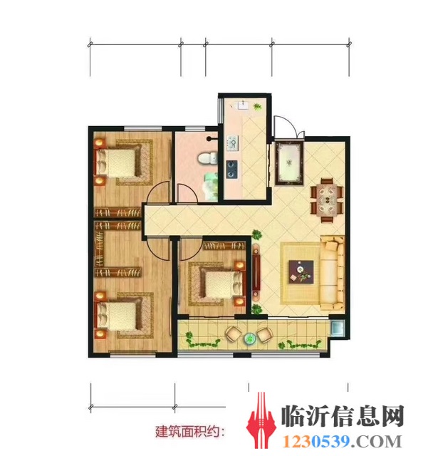 宝翠园证过5 128平3室豪装带车库