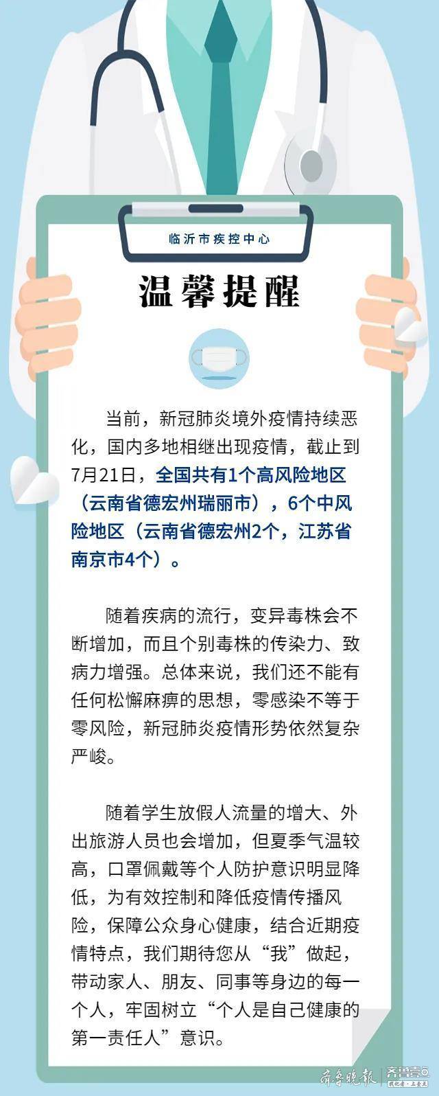 最新！临沂疾控重要提醒
