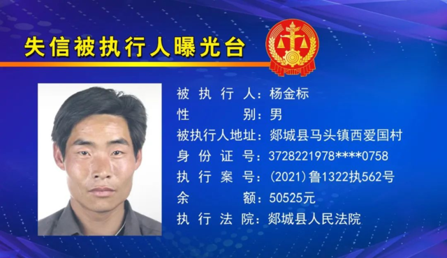 临沂最新一批老赖名单!男女都有,照片、地址发出来了