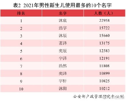 2021年全国姓名报告发布：有你的名字吗？