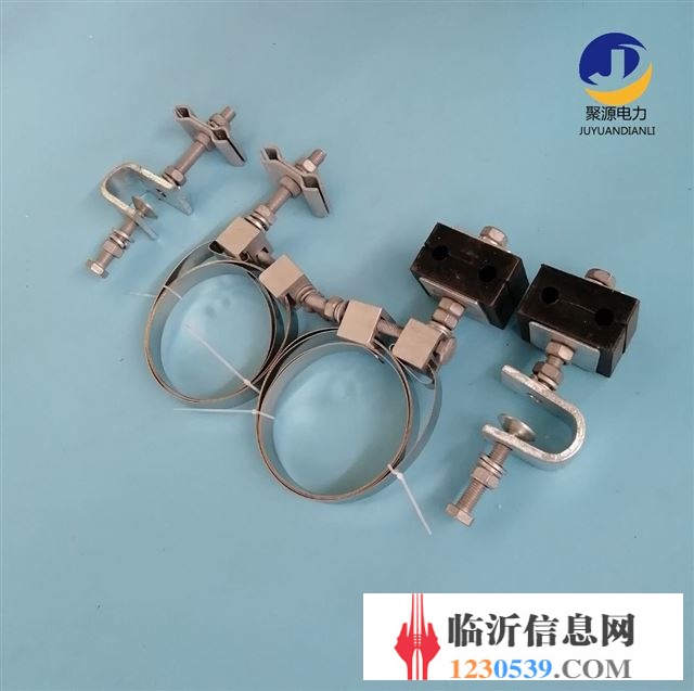 opgw/adss光缆引下线夹杆用固定金具镂空钢带型